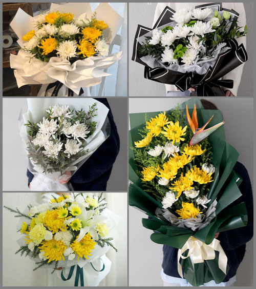 江西九江彭泽县黄岭乡白事花束代送